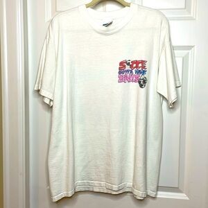 CYRK Sport Soccer T-shirt Men’s Graphic 1992 Large White Single Stitch Vintage